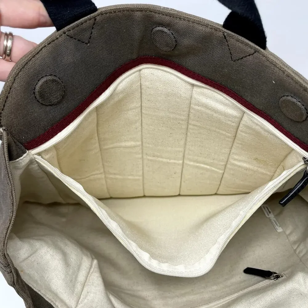 Malcolm Fontier Waxed Canvas Satchel Laptop Bag